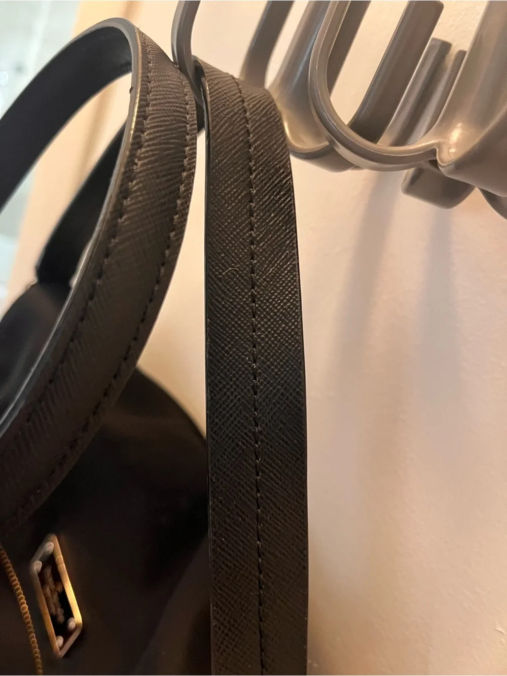 kate spade Black Nylon Shoulder Bag with Front Zip